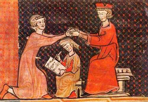 Рыцарский феод целиком передавался по наследству старшему сыну феодала