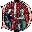Рыцарский феод целиком передавался по наследству старшему сыну феодала